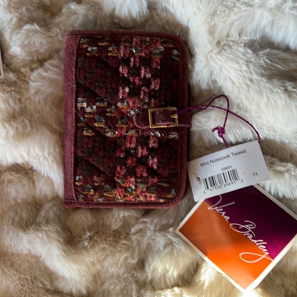 Vera Bradley Mini Notebook Tweed
